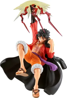 Obrázek produktu pro BANDAI BATTLE RECORD COLLECTION | One Piece figurka Monkey D. Ruffy | Onigashima Arc | Armour Haki | Busoushoku | Luffy sběratelská figurka