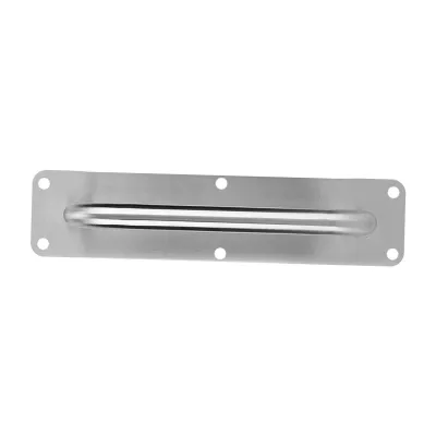Image de Plaque de traction et de poussée en acier inoxydable Poignée de porte d'accès avec vis (carré 300*80mm)