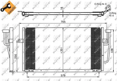 Immagine prodotto di NRF Condensatore, aria condizionata 35234