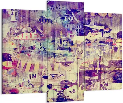 Produktbild von Bild auf Leinwand - Leinwandbild - Graffiti modern - 130x100cm - Wand Bild - Wanddeko - Wandbilder - Leinwanddruck - Bilder - Kunstdruck - Wanddekoration - Leinwand bilder - Wandkunst - CB130x100-3598