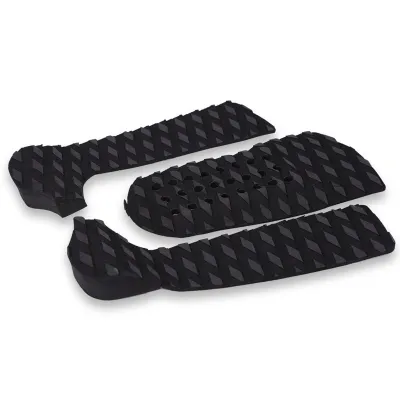 Obrázok produktu pre 3Pcs Surf Surfboard protišmyková trakčná podložka Tailpad Deck Grip (čierna)