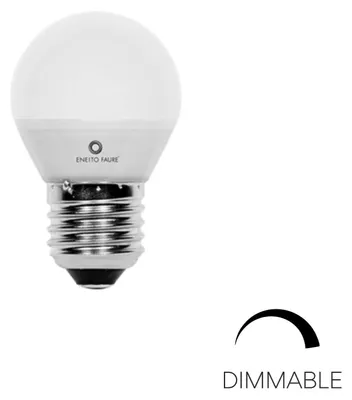 Produktbild von 5,5-W-E14-LED-Kugellampe, dimmbar, 360°-Abstrahlwinkel, 2700 K warmweiße Farbtemperatur - Beneito & Faure