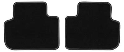 Image de Tapis arrière en moquette pour Alfa Romeo 147 2000-2010 (à hayon) – 2 pièces, noirs, sur mesure – Wielganizator LUX