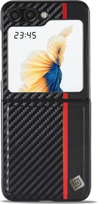 Produktbild von König Design Hülle kompatibel mit Samsung Galaxy Z Flip5 5G Kunststoff Soft Handyhülle - Handy Case Schwarz