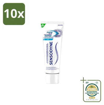 Obrázok produktu pre 10 x zubná pasta Sensodyne Rapid Relief - 75 ml - balenie s 10 kusmi