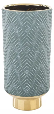 Produktbild von Artpol Keramik Vase Grün/Gold