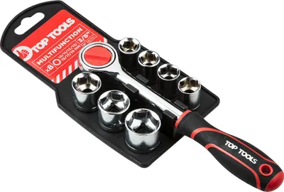 Produktbild von TOP TOOLS Steckschlüssel 3/8", 8-er Set 38D142