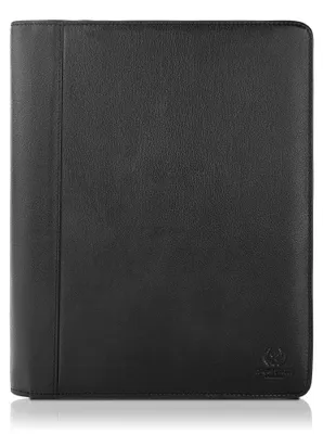 Produktbild von Klassische schwarze A4-Aktenmappe aus Leder von Paolo Peruzzi T-58-BL