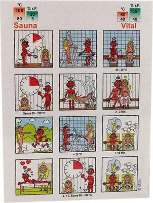 Immagine prodotto di Istruzioni per la sauna alsaziana: angelo/diavolo
