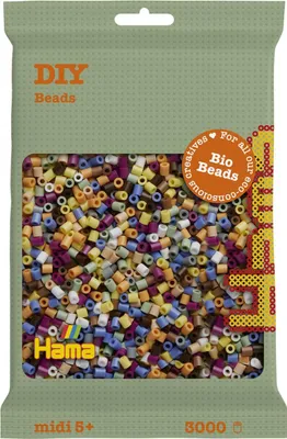 Produktbild von Hama Bügelperlen  midi "Mix 10 Farben" 3.000er Beutel