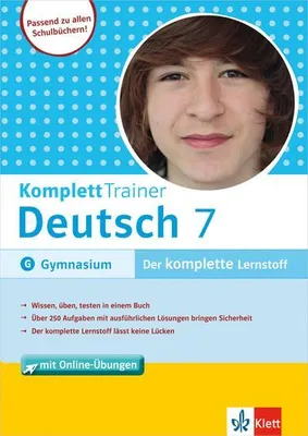 Produktbild von KomplettTrainer Deutsch Gymnasium 7. Klasse