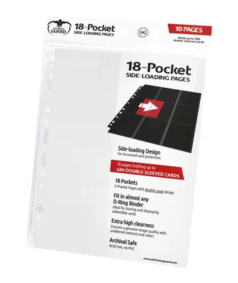 Zdjęcie produktu dla Ultimate Guard 18-Pocket Pages Side-Loading Weiß (10)
