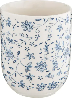 Produktbild von Clayre & Eef Tasse 100 ml Blau Porzellan Blumen