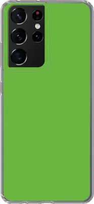 Produktbild von MuchoWow® Handyhülle Schutzhülle Hülle für Telefoonhoesje Samsung Galaxy S21 Ultra Grün - Farben - Natur Silikon Softcase Handy Hülle - Mobiltelefon