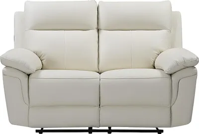 Produktbild von Relaxsofa 2-Sitzer - Büffelleder - Elfenbein - PAKITA