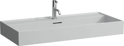 Image de LAUFEN Kartell lavabo à encastrer, 3 trous pour robinet, avec trop-plein, 1000x460mm, H8103377591081