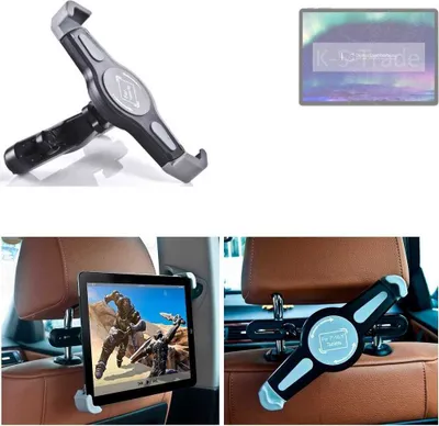 Produktbild von K-S-Trade Tablethalterung kompatibel mit Alldocube iNote KFZ Kopfstützen Halterung 360° Auto Sitzhalterung Headrest Holder Halter Tablet PC