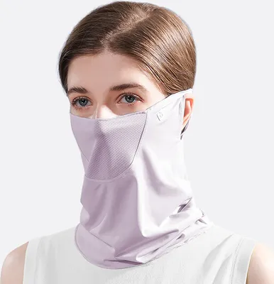Obrázok produktu pre Dámska ochrana proti slnku ochrana tváre ochrana uší ochrana krku kukla priedušný šál balaclava pre outdoorové športy