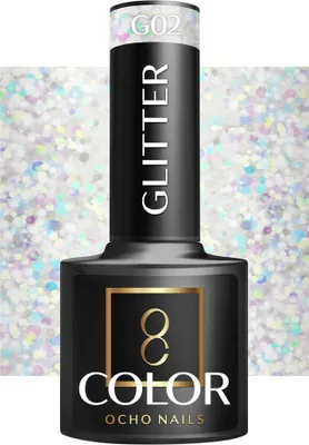 Immagine prodotto di OCHO NAILS Smalto ibrido Glitter G02 -5 g