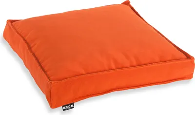 Produktbild von H.O.C.K. Classic Uni Outdoor Sitzkissen - 50x50x5cm Stuhlkissen für Draußen - Wetterfestes Polster Orange