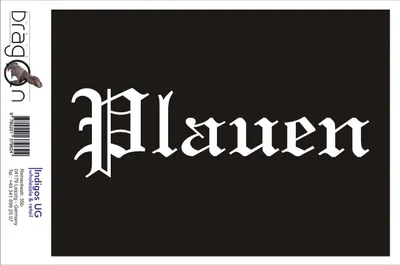 Produktbild von Aufkleber / Autoaufkleber - JDM / Die cut / Auto / OEM - Stadt Plaün - 200x60mm pink - Heckscheibe / Heckscheibenaufkleber