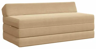Image de Canapé-lit pliant vidaXL vert et gris 120 x 60 x 49 cm en tissu