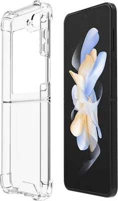 Produktbild von König Design Hülle kompatibel mit Samsung Galaxy Z Flip5 5G Kunststoff Soft Handyhülle - Handy Case Transparent
