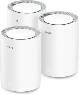 Immagine prodotto di CUDY Mesh Solution M3000 3 pezzi AX3000 Gigabit Wi-Fi 6 2.5G Bianco