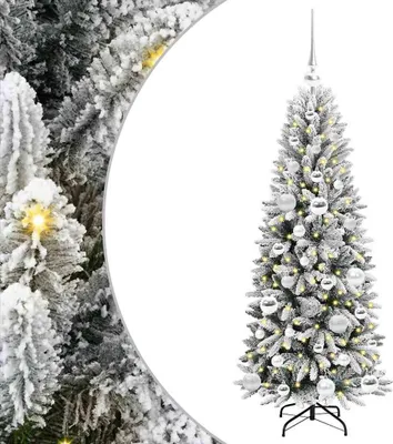 Imagen del producto de vidaXL Árbol de Navidad artificial, color blanco, 120 cm