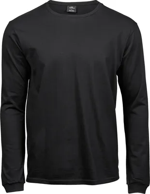 Produktbild von Tee Jays - T-Shirt für Herren Langärmlig BC5213 (XXL) (Schwarz)