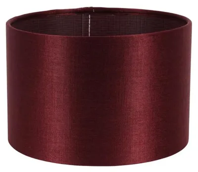 Produktbild von Lampenschirm, 20 cm Durchmesser, zylindrisch, rot, Stoff