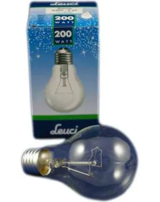 Produktbild von Leuci Normal LAMP Clear E27 017420 GlÃ1/4hlampe, klar, 200 Watt