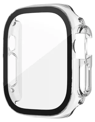 Zdjęcie produktu dla INF Przezroczyste etui na zegarek PC+Szkło Hartowane 46mm do Apple Watch 10/11