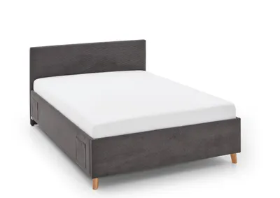 Produktbild von Meise Möbel Cool Polsterbett Holzfuß massiv eichefarbig