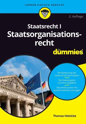 Produktbild von Staatsrecht I Staatsorganisationsrecht für Dummies