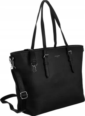 Produktbild von Geräumige Damen-Shoppertasche aus mit anbringbarem Tragegurt - David Jones