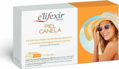 Image de E'LIFEXIR Essentiels pour la peau - Capsules à la cannelle, 40 unités
