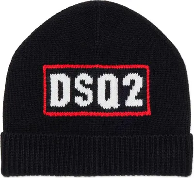 Produktbild von Dsquared2 Kids Dq3122 Junior-kappe Schwarz EU 18 Mann Schwarz EU 18