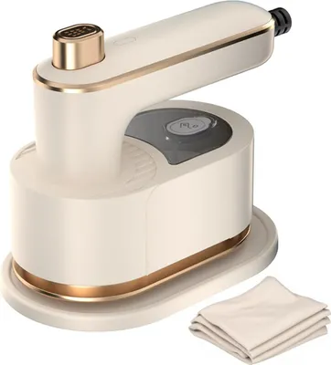 Produktbild von Reise-Dampfbügeleisen für Kleidung, tragbarer Dampfglätter für Kleidung, Handdampfbügeleisen für unterwegs,cream-coloured