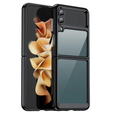 Immagine prodotto di Custodia protettiva per Samsung Galaxy Z Flip4 5G: cover, custodia, etui, bumper; colore: nero