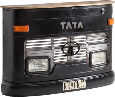 Produktbild von Bar TATA Bartisch Hausbar Barregal Industial Design Theke Fahrzeug Tresen Unikat