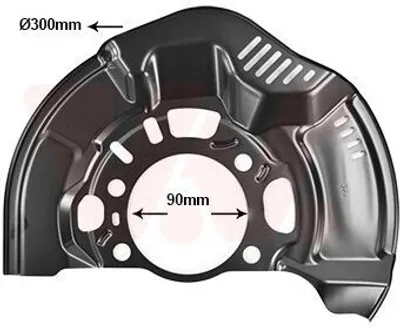 Produktbild von VAN WEZEL Spritzblech Bremsscheibe für TOYOTA AURIS (NRE15, ZZE15, ADE15, ZRE15, NDE15) Vorne Rechts 5405372 Ankerblech