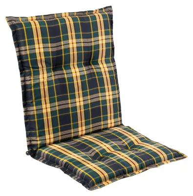 Obrázok produktu pre Homeoutfit24 Prato, vankúš na záhradnú stoličku, Europe, polyester, OEKO-TEX® Standard 100, odolný voči UV žiareniu, popruh a šnúrky, 1 kus, žltá