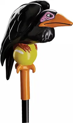 Produktbild von Klassischer Maleficent Stab mit Rabe
