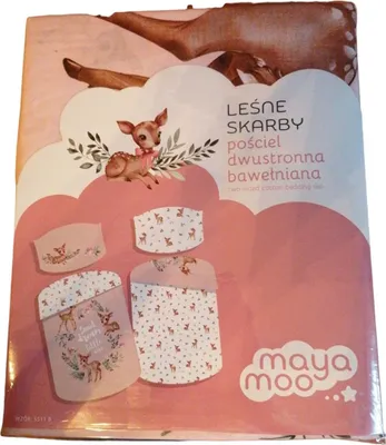 Produktbild von Baby-Bettwäsche „Rehkitz – Forest Treasures 2“ 100x135 + 40x60 | 100 % Baumwolle | Reißverschluss | Wendbar (Variante B)
