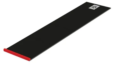 Produktbild von Puzzle Dart Mat - Dartteppich - mit Oche Abwurflinie - 237 cm - Black / Red