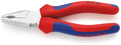Produktbild von KNIPEX Kombizange verchromt 160 mm