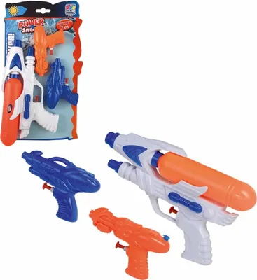 Produktbild von Wasserpistolen 3er Set WP 1 Wasserpistole der Länge 24, 12, 11,5 cm