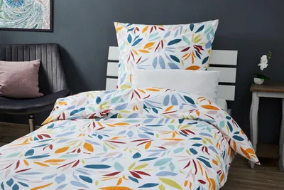 Produktbild von Bettwäsche mit Konfettimuster bedruckt 80 x 80 cm
