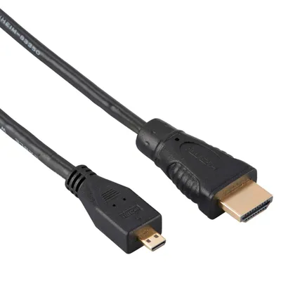 Produktbild von Adapterkabel Micro-HDMI auf HDMI 1,5m vergoldet